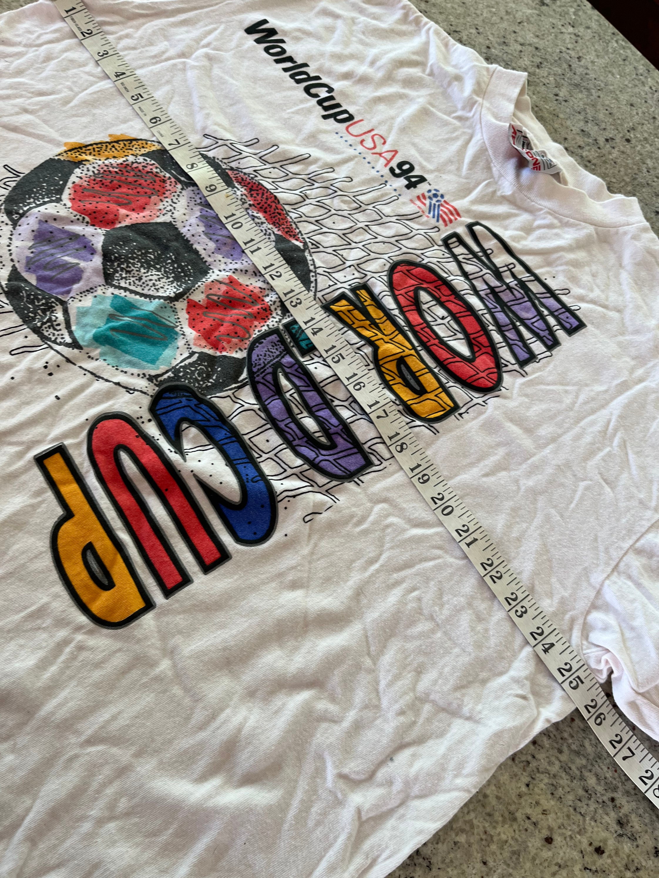 ヴィンテージ 1994 ワールドカップ サッカー T シャツ サイズ