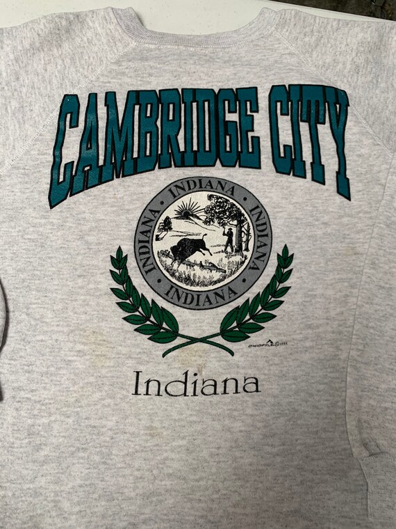 Vintage Cambridge City Indiana Crewneck Sweatshir… - image 9