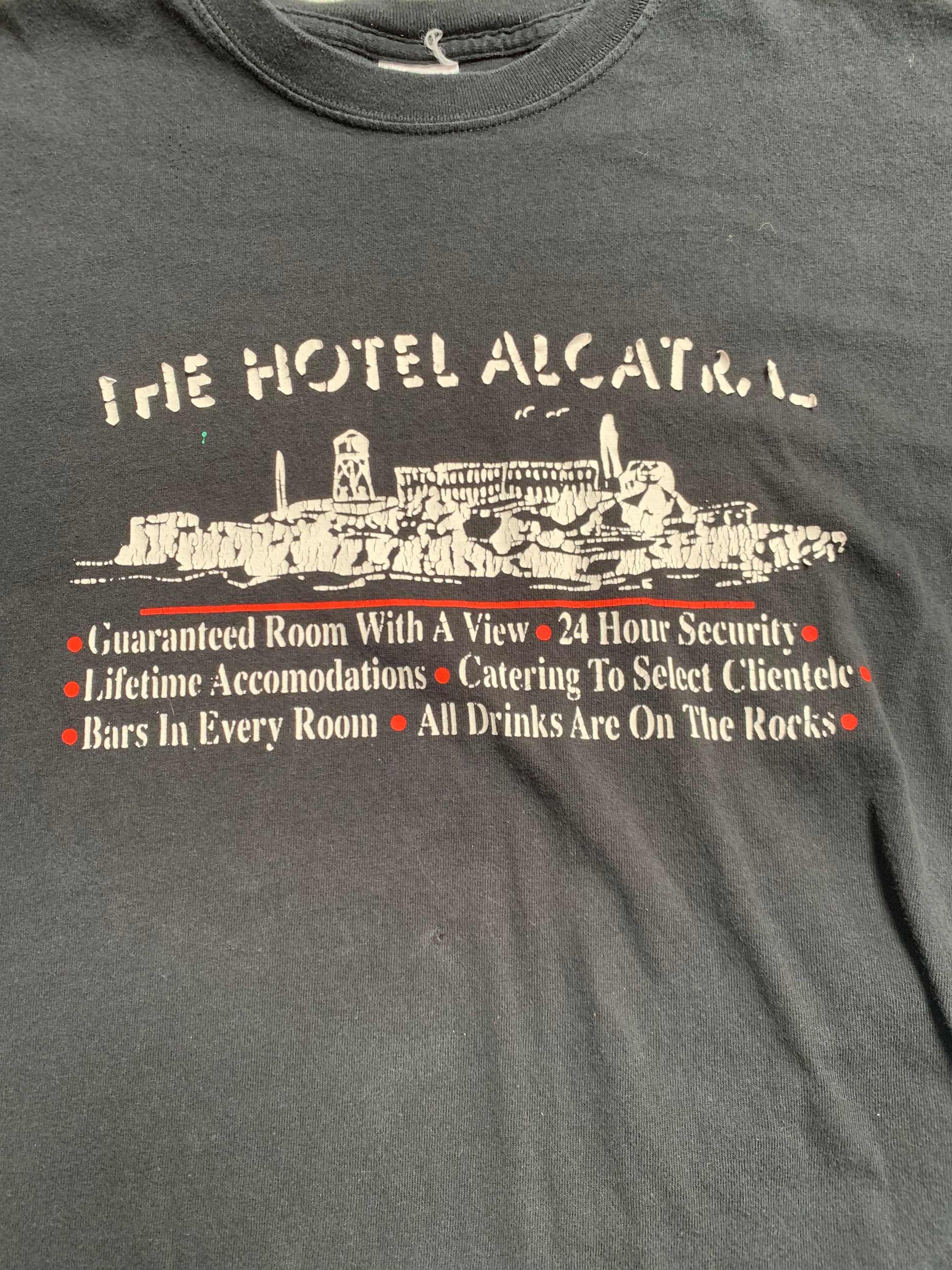 Vintage Hotel Alcatraz Prison T Shirt Size XL Distressed - Etsy
