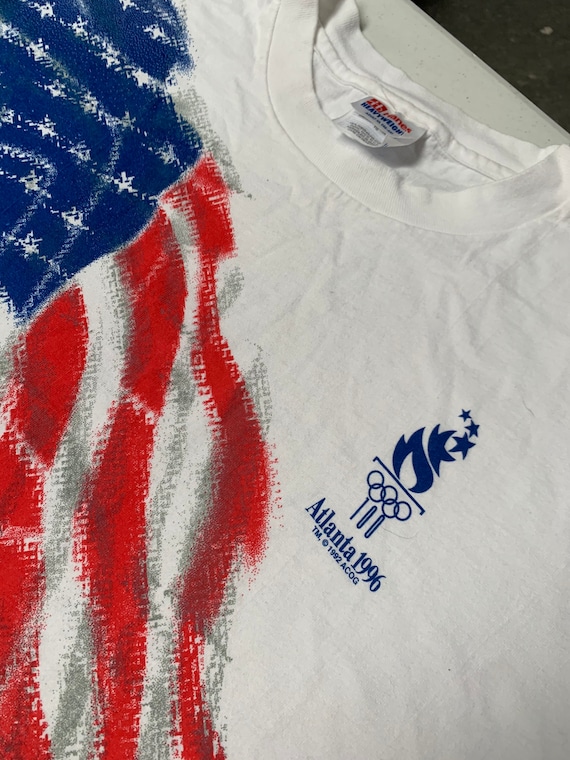 Vintage 1996 Atlanta Olympics T Shirt Size XL Fine Condition