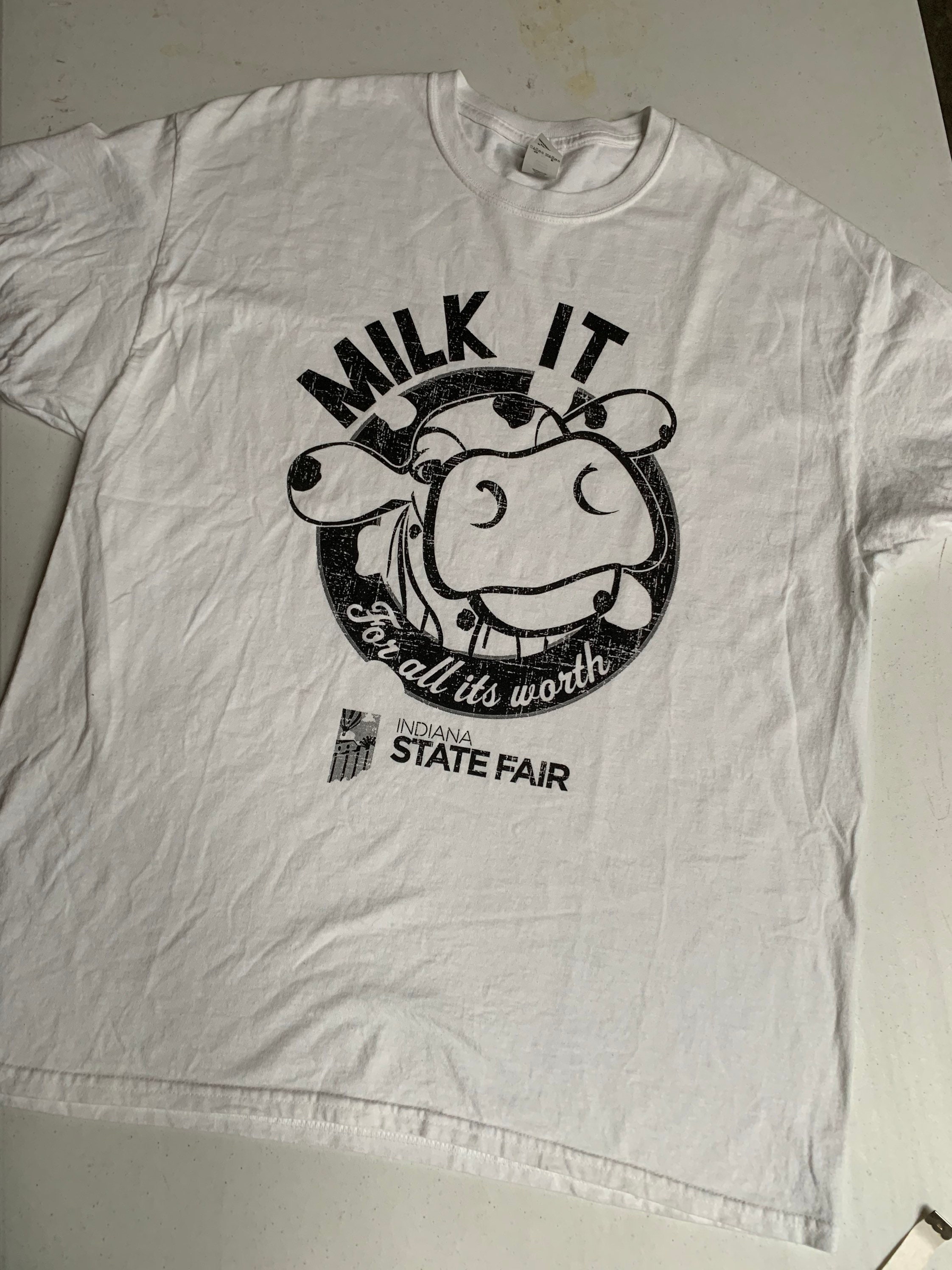 Vintage Milk it for All Its Worth T Shirt Indiana State Fair Etsy