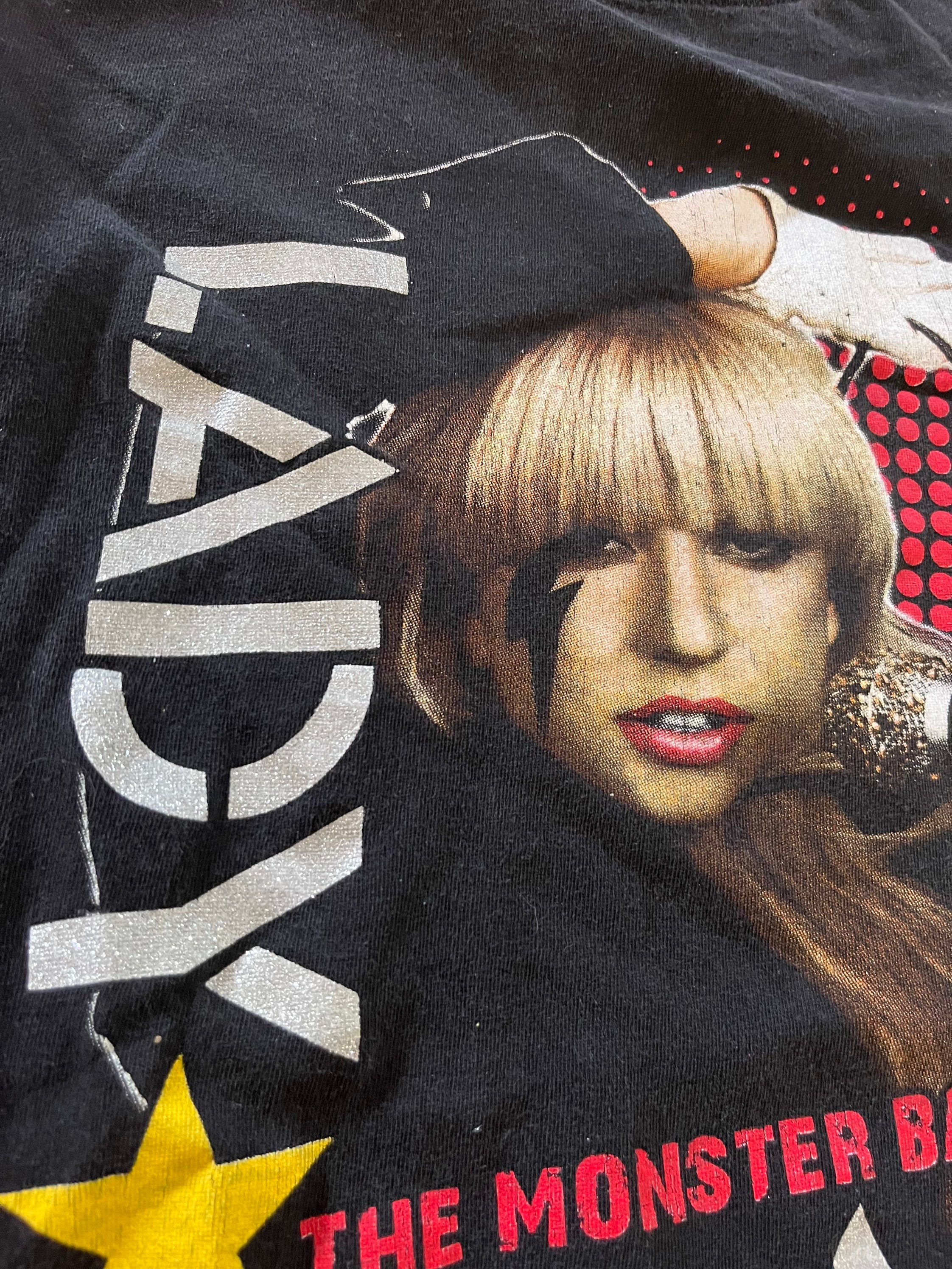 Lady Gaga Monster Ball Concert Tour T Shirt Fits Size Medium
