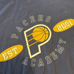 Indiana Pacers Academy Long Sleeve T Shirt Size 2XL