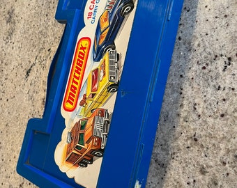 ヴィンテージ 70 年代 マッチボックス カー キャリーケース 18 台