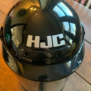 HJC Motorrad Schwarz Helm mit Schild Dirtbike Motocross Schneemobil Gr. XXL 2XL