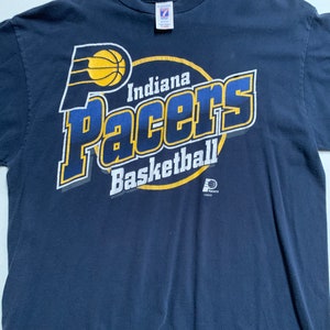 Vintage Indiana Pacers T Shirt Extra Large XL Quality Logo 7 Made in USA image 2
