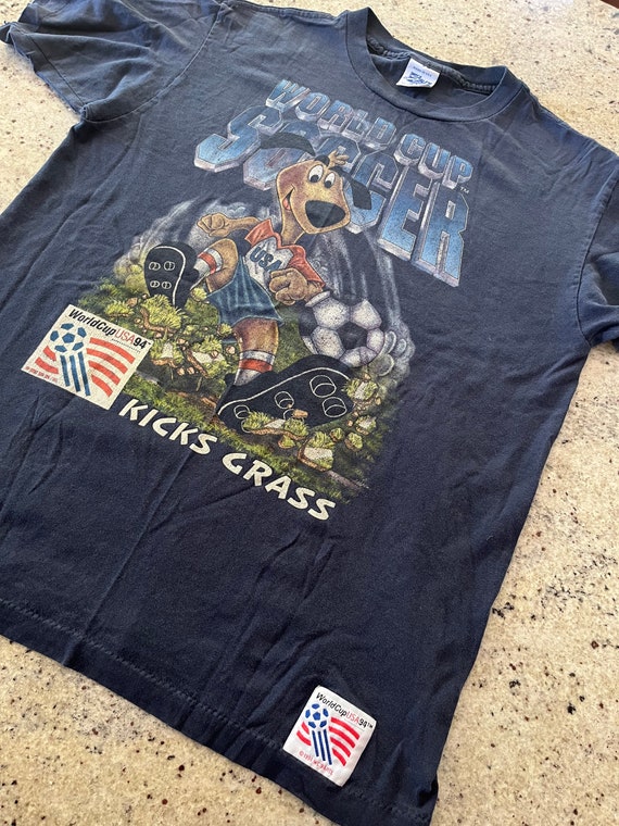 Rare Vintage HIGH 5 SPORTSWEAR World Cup USA 1994 T Shirt