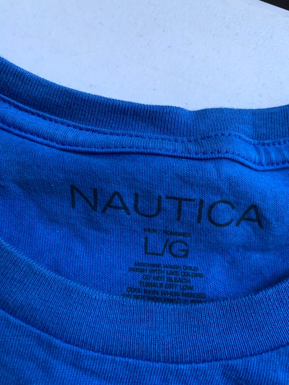 Vintage Nautica Open Seas  T Shirt Size Large Awe… - image 5