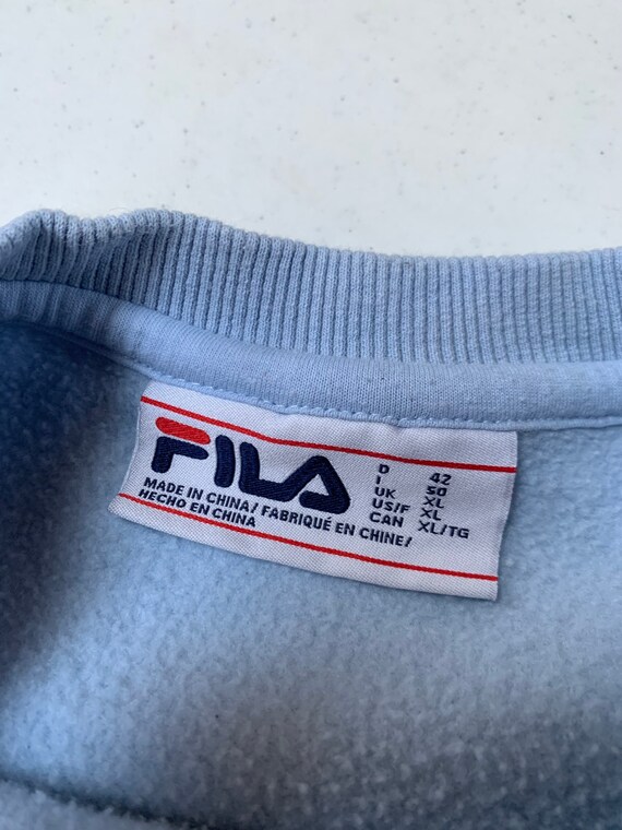 Vintage FILA Brand Crewneck Sweatshirt Size XL Na… - image 4