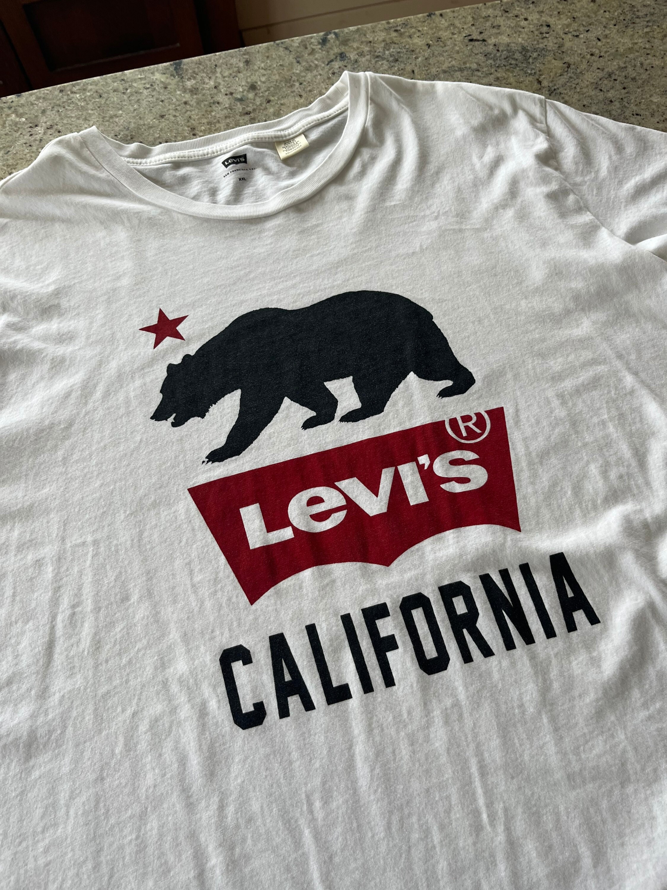 Levis California Bear T Shirt Size 2XL Awesome Graphic - Etsy