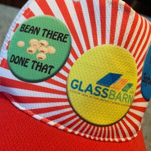 Vintage Farmer Mesh Velcro Hat Cap Soybeans Awesome Graphics