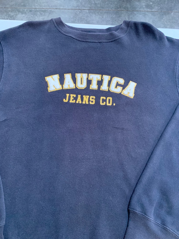 Vintage 90s Nautica Jeans Spell Crewneck Sweatshirt - Etsy UK