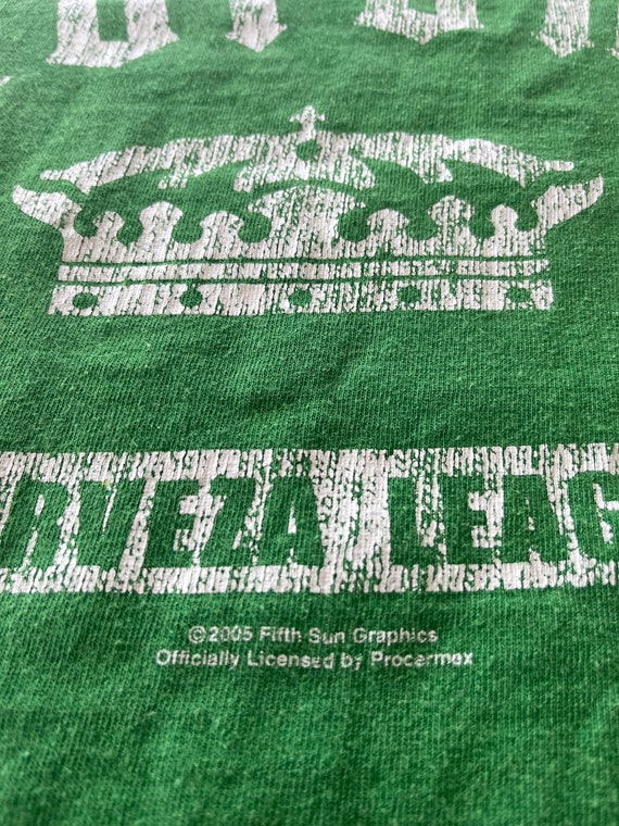 Vintage Corona Beer Cerveza League T Shirt Size M… - image 10