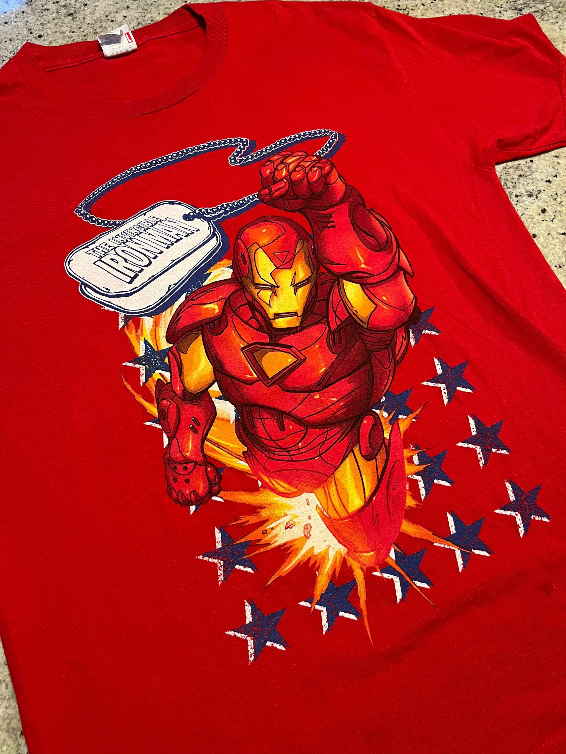 Marvel iron man t shirt hotsell