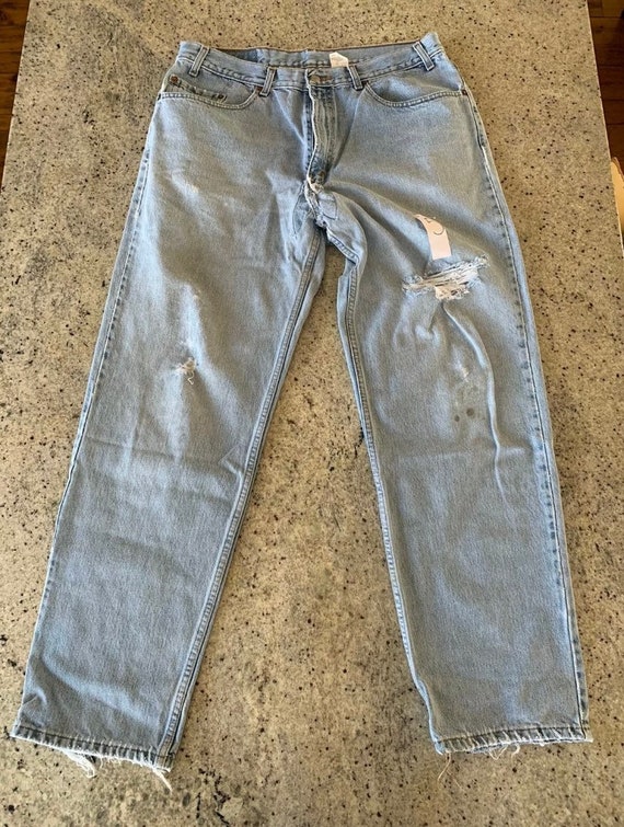 VTG Vintage LEVIS 550 Relaxed Fit Distressed Dest… - image 1