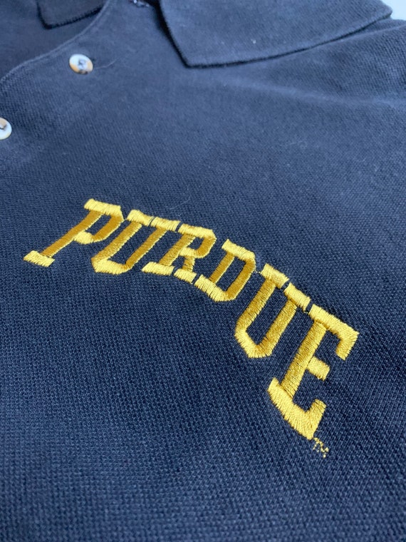 Vintage Purdue University Polo Shirt Size XL Quality … - Gem