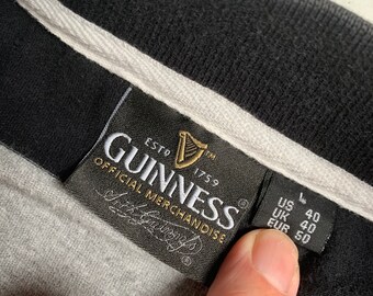 Chemise Homme Officielle Guinness - Taille M Grise - Occasion Très Bon état