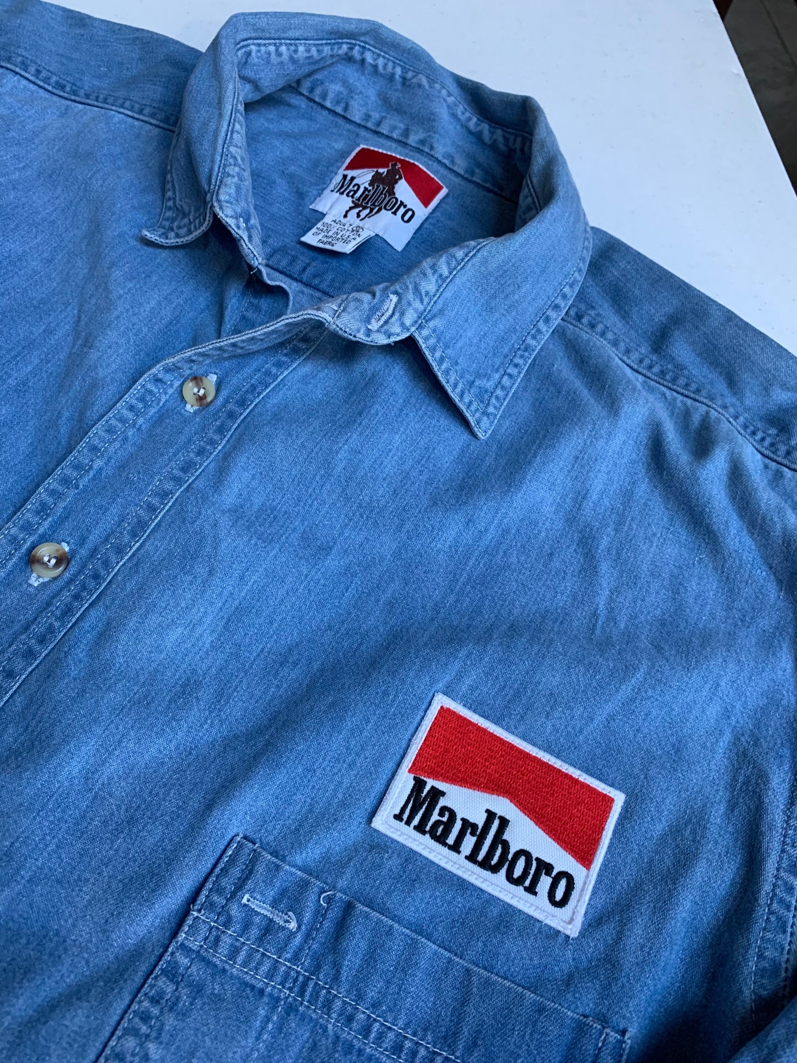 marlboro shirt button up