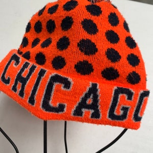 Vintage Chicago Bears Winter Beanie Hat NFL Football