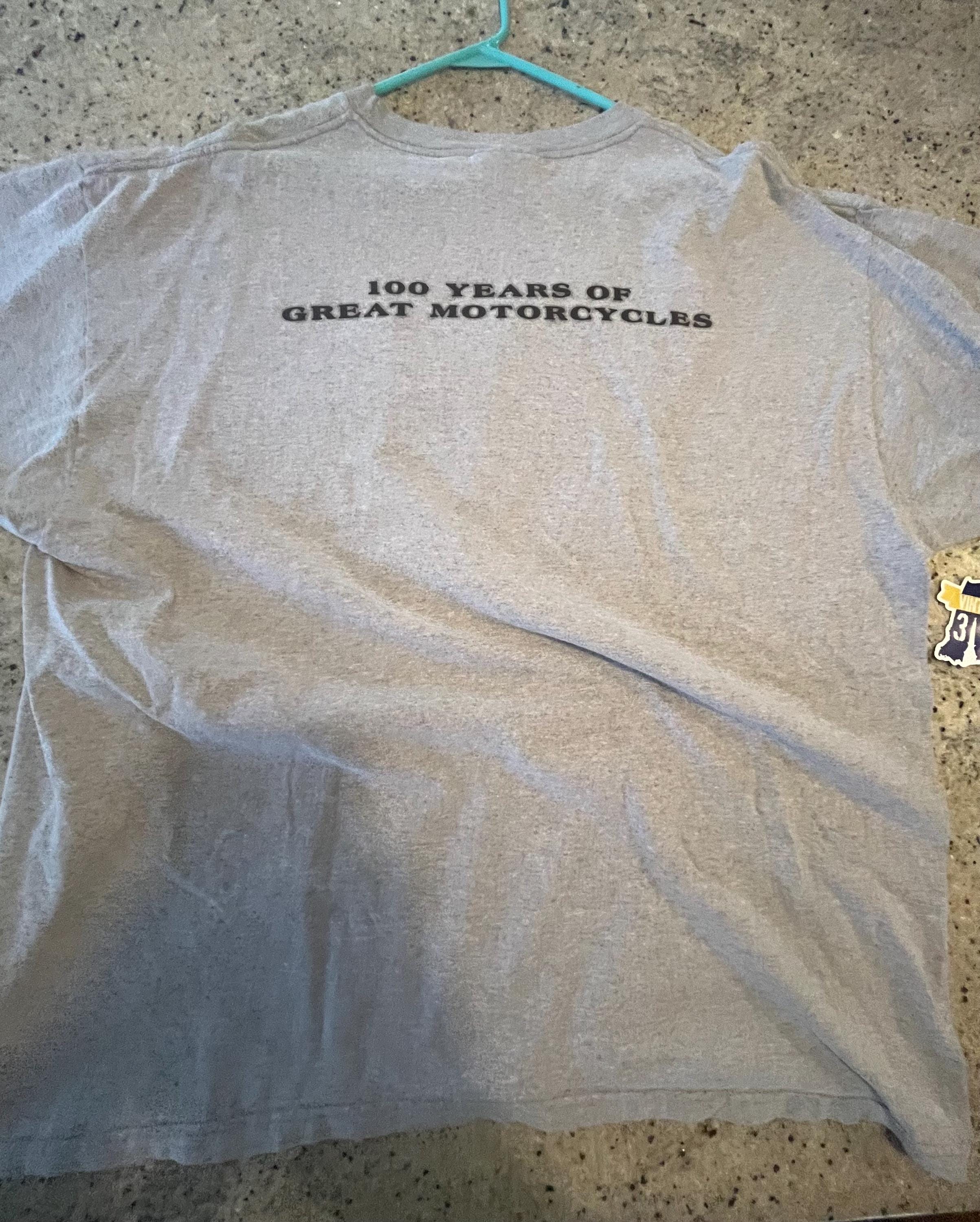 USA製 2XL Harley-Davidson Tシャツ 100周年記念 レア Vintage 2003 100 Year Anniversary Harley Davidson T Shirt Size 2XL