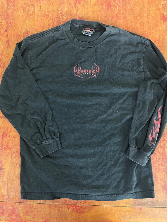 Vintage Orange County Choppers New York T Shirt Long Sleeve Size