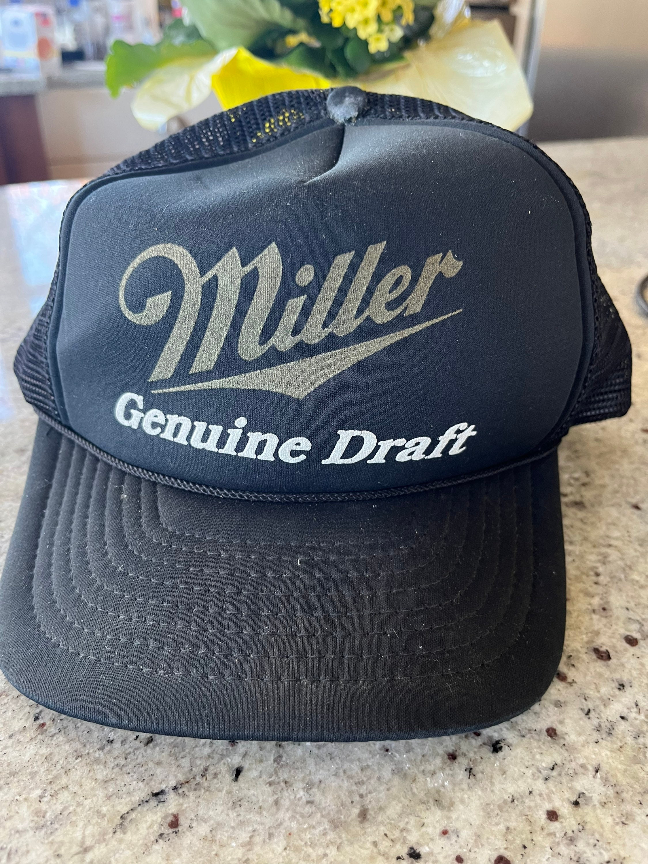 Vintage Miller Genuine Draft Beer Snapback Hat Cap Nice - Etsy Vintage Miller Genuine Draft Beer Snapback Hat Cap Nice - Etsy