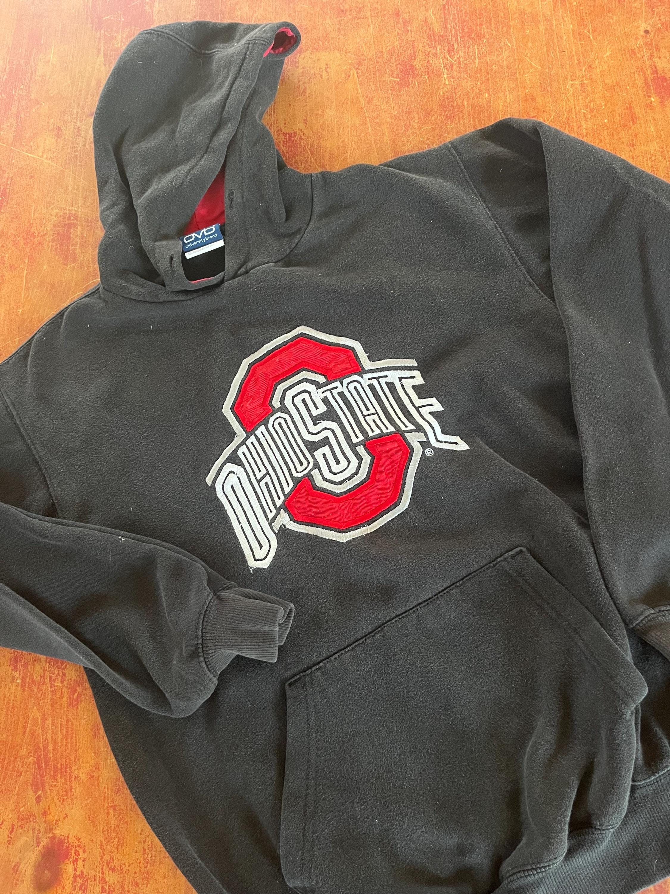 オハイオ州立大学プルオーバー　US Sサイズ ビンテージ オハイオ州立大学 バックアイズ パーカー スウェットシャツ
