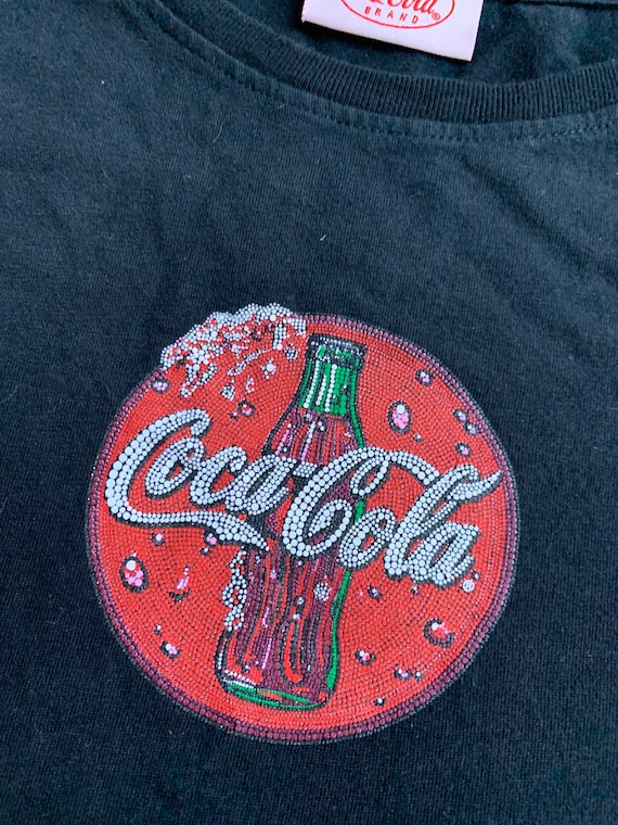 Vintage Coca Cola Womens T Shirt Size XL Awesome … - image 1