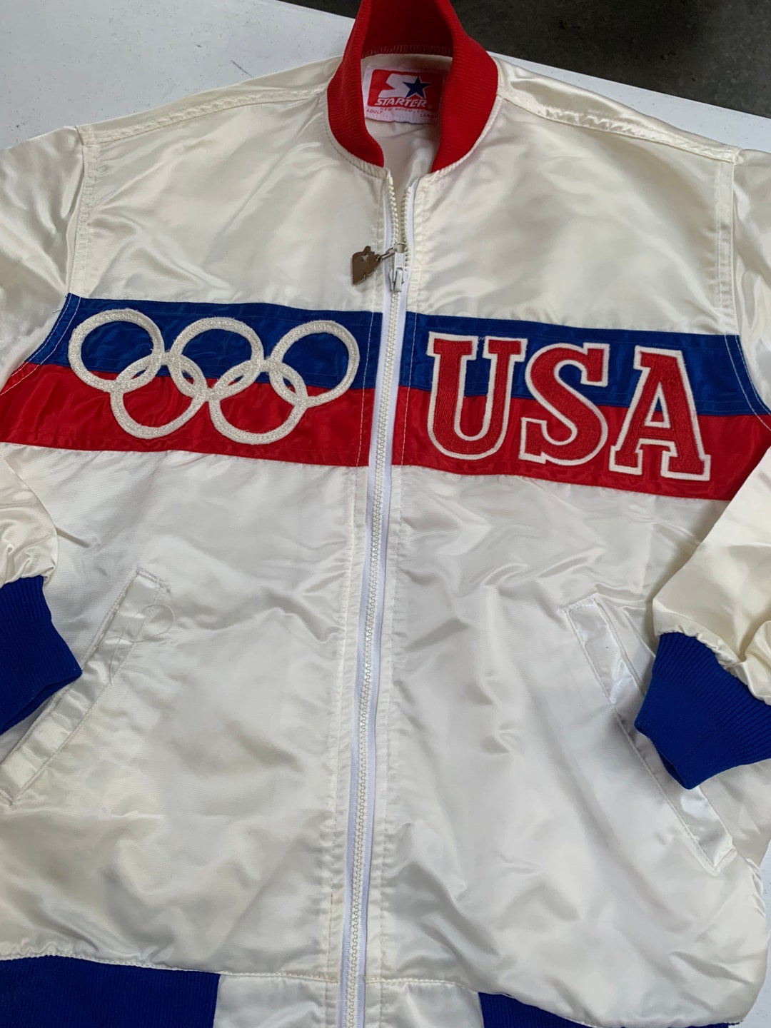 ジャケット・アウター Vintage Olympic PORTUGAL jackets setup Vintage USA Olympics Windbreaker Apex One 1/4 Zip Jacket