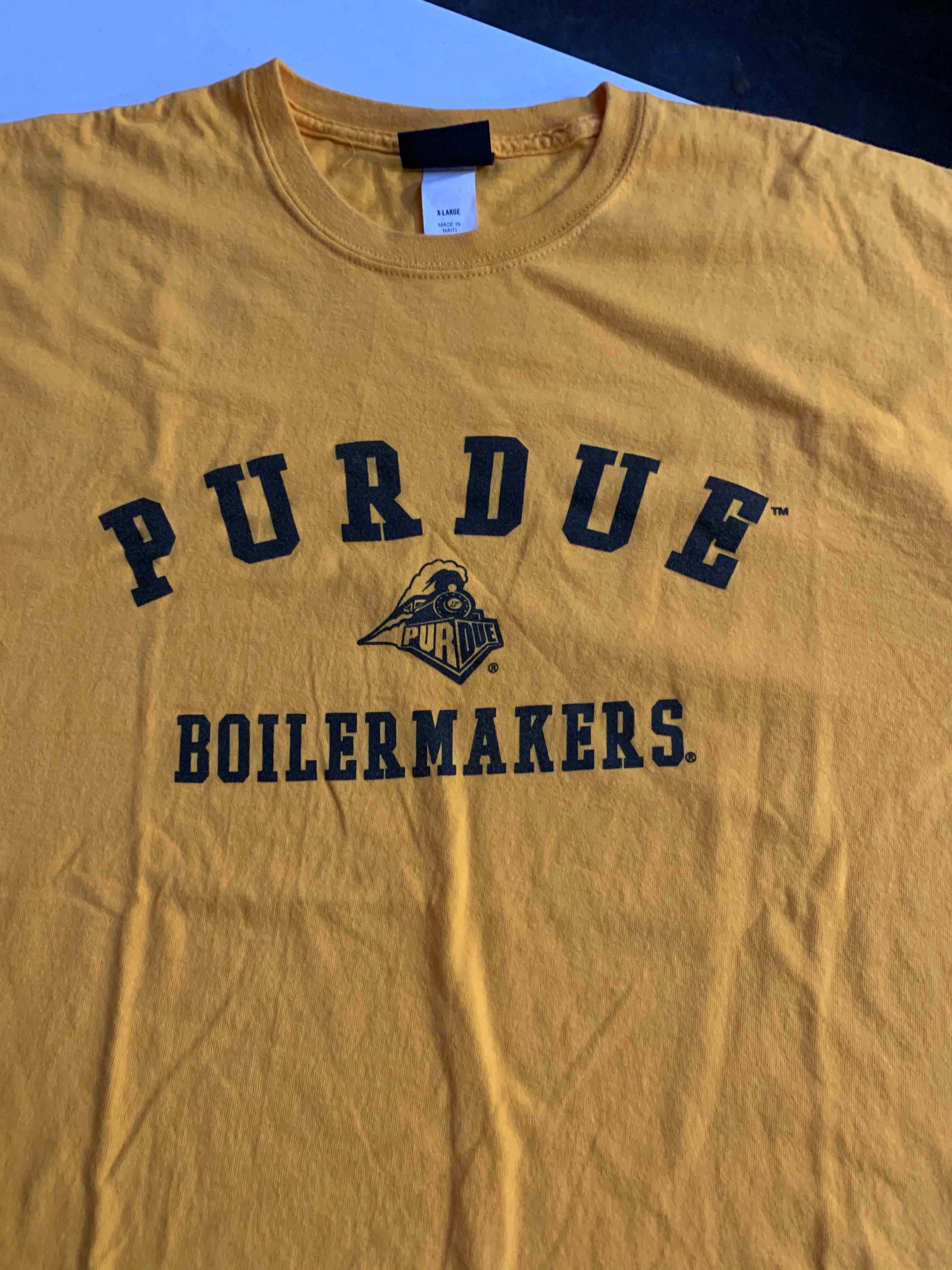 Vintage Purdue University Boilermakers T Shirt Size XL Bright | Etsy