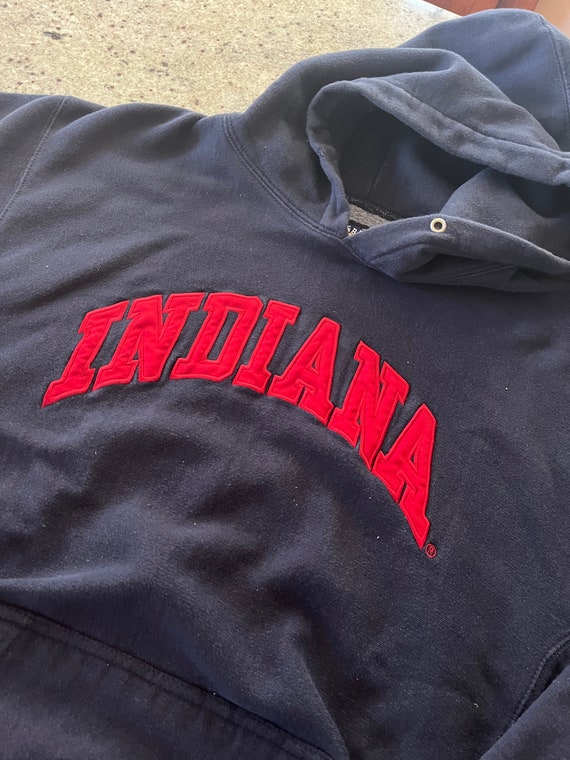 Vintage Indiana Reverse Weave Hoodie Sweatshirt S… - image 1