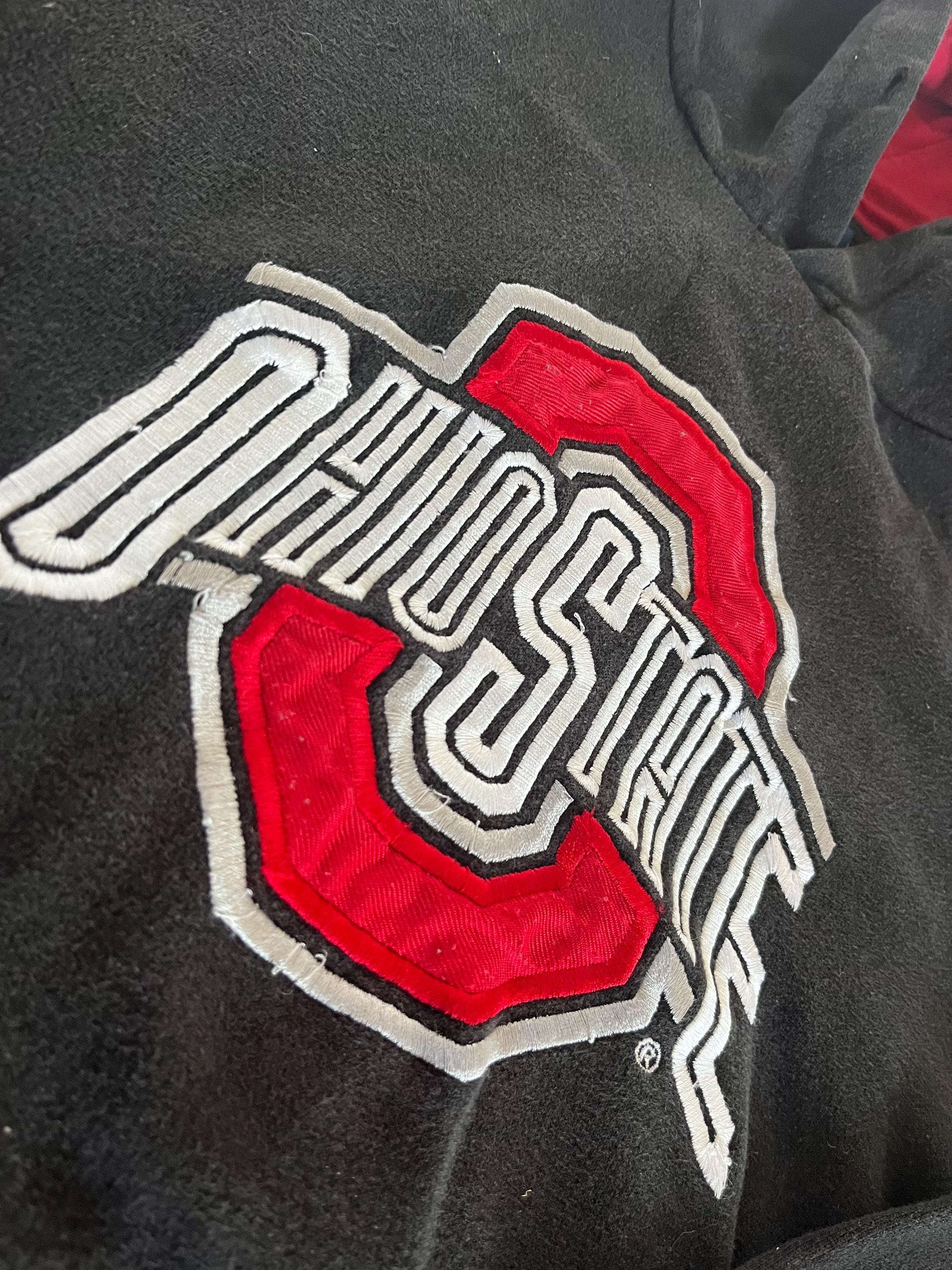 オハイオ州立大学プルオーバー　US Sサイズ ビンテージ オハイオ州立大学 バックアイズ パーカー スウェットシャツ