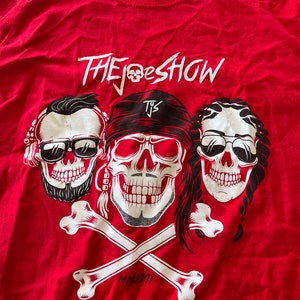 The Joe Show Tampa Bay Radio 93.3 FLZ T Shirt Size Small Morning Radio Ashley Jed