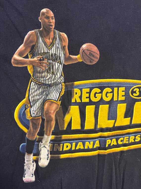 Vintage Reggie Miller Indiana Pacers T Shirt Size… - image 3