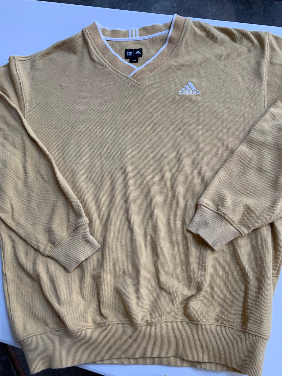adidas tan sweatshirt