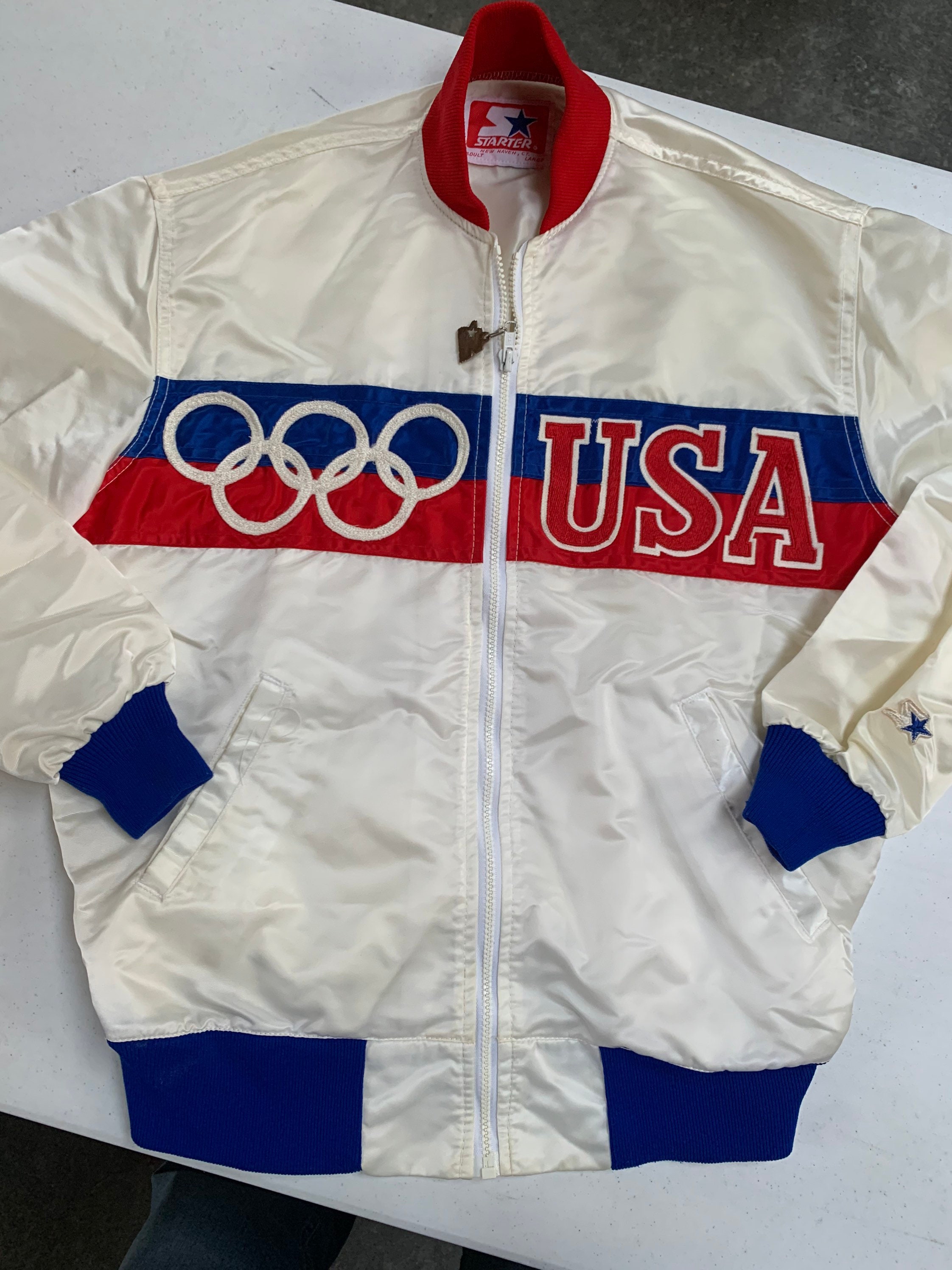 Olympic store starter jacket