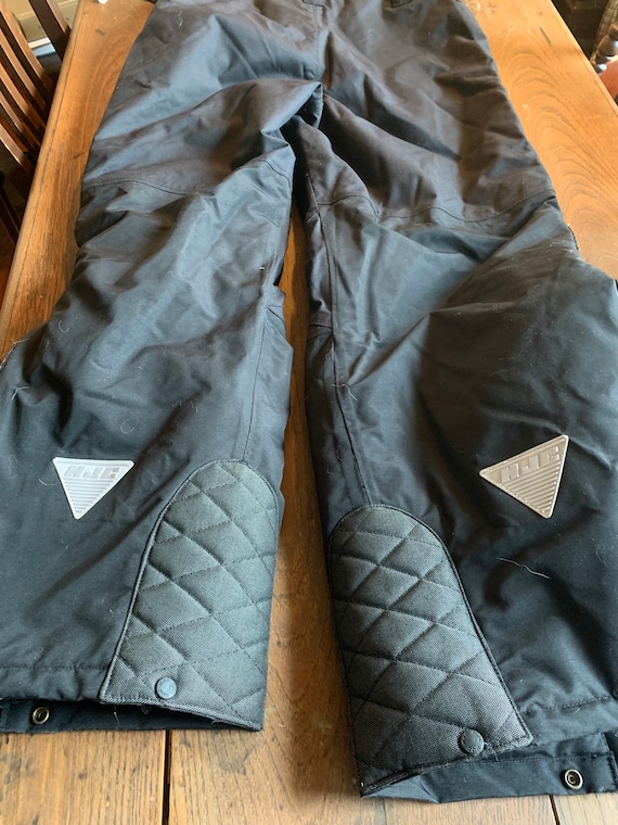 HJC Brand Snowmobile Snow Bib Ski Bibs Size XL Black EUC Excellent
