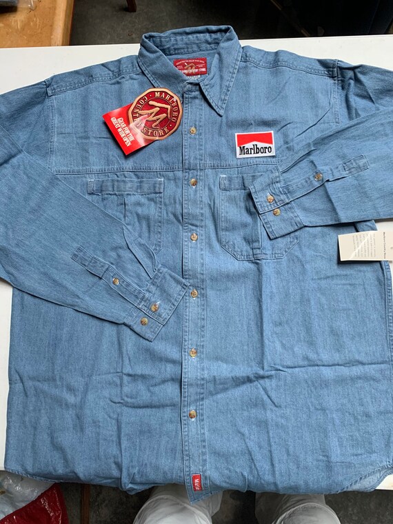 Marlboro denim shirt Outlet