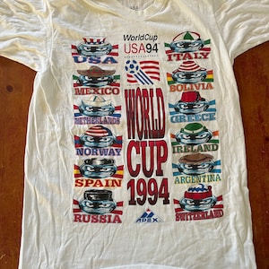 90s PEPSI CUP '94 Soccer Print T-Shirt - メルカリ