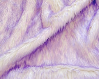 Lilac Faux Fur Fabric by the Yard or Meter | Purple Pompom, Arts & Crafts, Decor, Costume