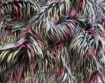 Aurora Faux Fur Fabric by the Yard or Meter | Pompom, Arts & Crafts, Decor, Costume
