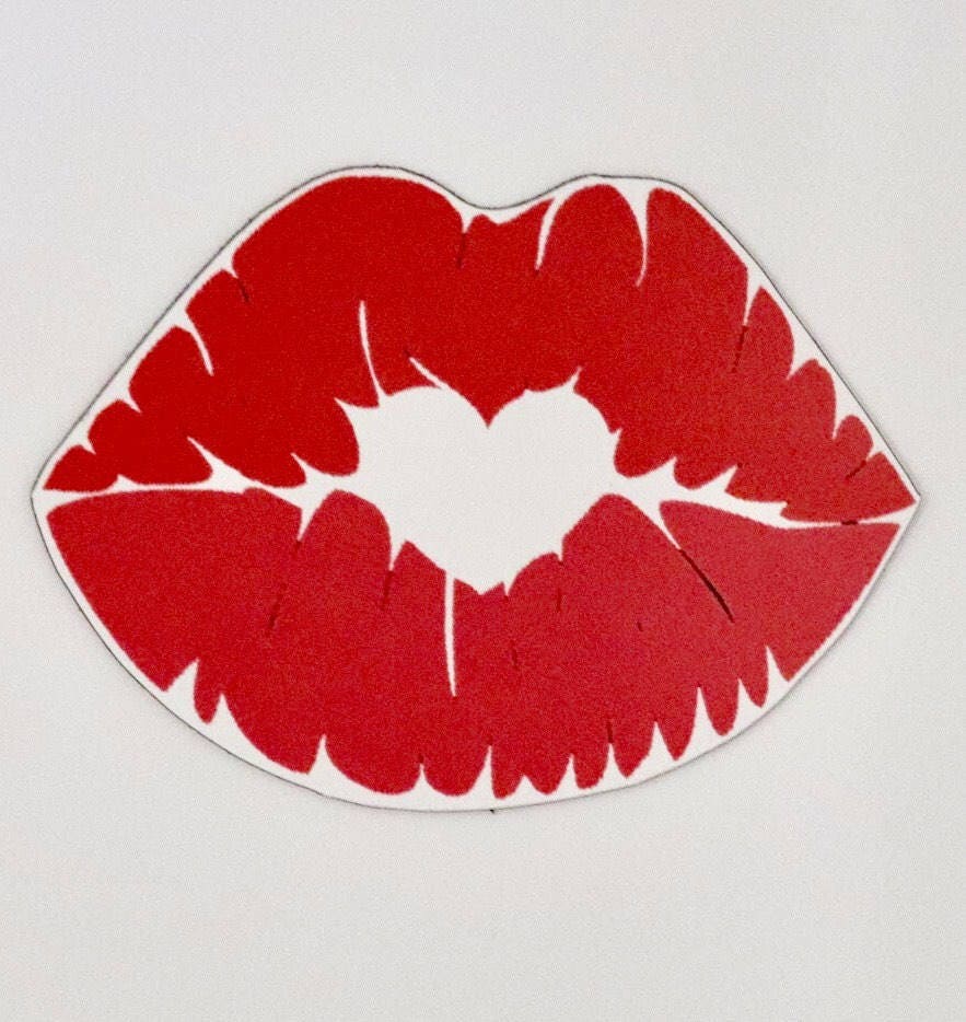 Kissing Lips Emoji - Etsy