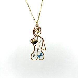 Female Form Gold Necklace