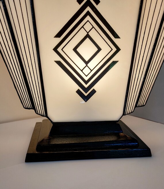 豪華レア！50's ルーサイト樹脂　螺旋ランプUSA アンティーク アールデコ N-30 “Chinese Woman” Lamp (Steel)/ Helena Fra