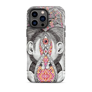 Robuste iPhone Hülle SACRED UNION, Heilige Geometrie, Original Kunst iPhone Case