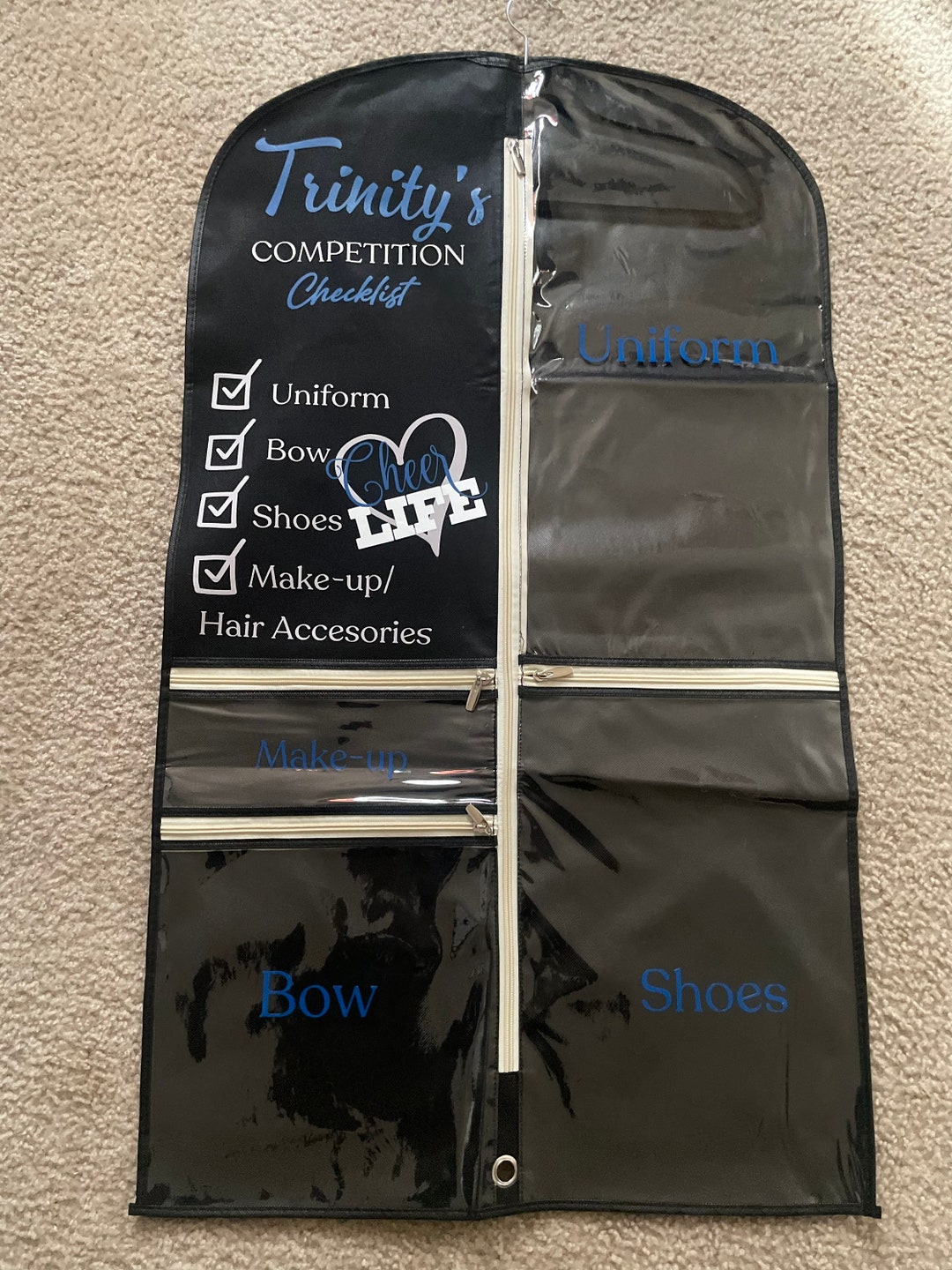 BACK IN STOCK Personalized Cheer Competition Garment Bags, Dance