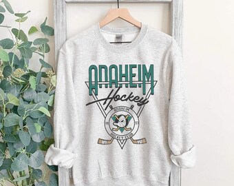 Anaheim Mighty Ducks Shirt, Vintage Hockey Sweatshirt, Hockey Fan Shirt, Anaheim Hockey Shirt, Vintage Unisex Tee, Anaheim Ducks Hoodie