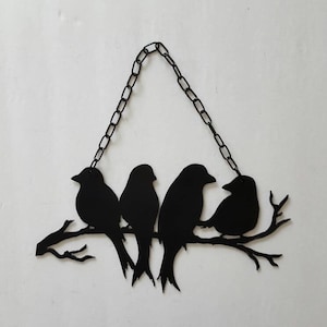 Birds Wall Art. Metal Birds. Bird Decor. Bird Wall Decor. Metal Decor. Bird Wall Hanging. Birthday or Christmas Gift.