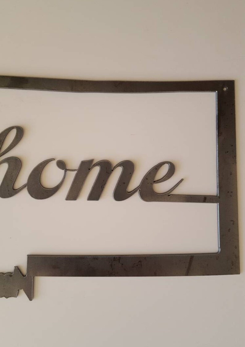 Metal Wall Art. Montana Metal Wall Decor. Montana Home. Metal Etsy
