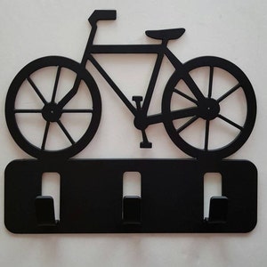Bike Hooks. Metal Bicycle Hooks. Bike Decor.  Industrial Metal. Entryway Hooks. Metal Decor. Birthday Gift. Christmas Gift.  Coat Hooks.